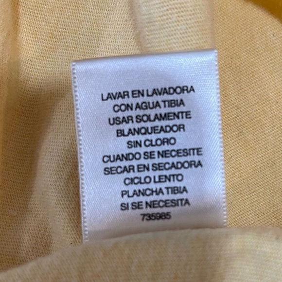 St. John’s Bay Yellow Performance Tee Sz XL - Picture 5 of 9